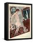 1920s France La Vie Parisienne Magazine Plate-null-Framed Stretched Canvas