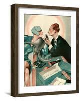 1920s France La Vie Parisienne Magazine Plate-null-Framed Giclee Print