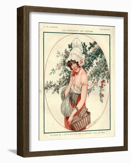 1920s France La Vie Parisienne Magazine Plate-null-Framed Giclee Print