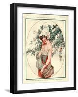 1920s France La Vie Parisienne Magazine Plate-null-Framed Giclee Print