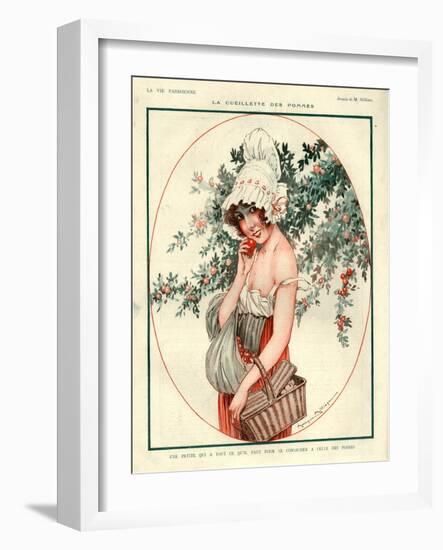 1920s France La Vie Parisienne Magazine Plate-null-Framed Giclee Print