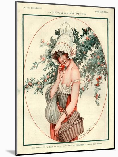 1920s France La Vie Parisienne Magazine Plate-null-Mounted Giclee Print