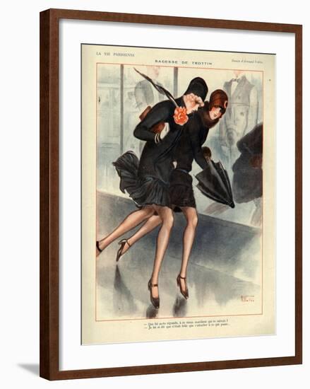 1920s France La Vie Parisienne Magazine Plate-null-Framed Giclee Print