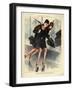 1920s France La Vie Parisienne Magazine Plate-null-Framed Giclee Print