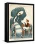 1920s France La Vie Parisienne Magazine Plate-null-Framed Stretched Canvas