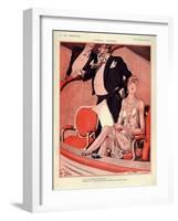 1920s France La Vie Parisienne Magazine Plate-null-Framed Giclee Print