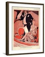 1920s France La Vie Parisienne Magazine Plate-null-Framed Giclee Print