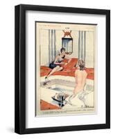 1920s France La Vie Parisienne Magazine Plate-null-Framed Giclee Print