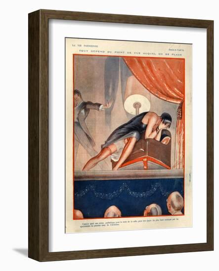 1920s France La Vie Parisienne Magazine Plate-null-Framed Giclee Print