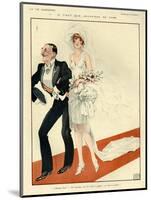 1920s France La Vie Parisienne Magazine Plate-null-Mounted Giclee Print