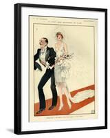 1920s France La Vie Parisienne Magazine Plate-null-Framed Giclee Print