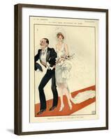 1920s France La Vie Parisienne Magazine Plate-null-Framed Giclee Print