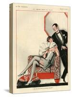 1920s France La Vie Parisienne Magazine Plate-null-Stretched Canvas