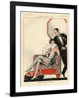 1920s France La Vie Parisienne Magazine Plate-null-Framed Giclee Print