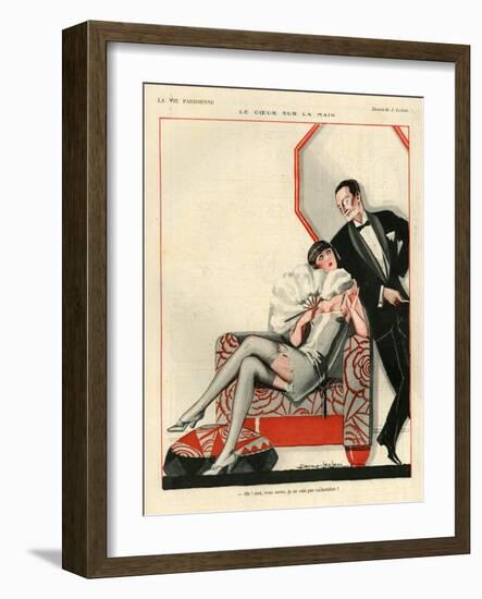 1920s France La Vie Parisienne Magazine Plate-null-Framed Giclee Print