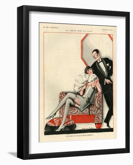 1920s France La Vie Parisienne Magazine Plate-null-Framed Giclee Print