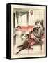 1920s France La Vie Parisienne Magazine Plate-null-Framed Stretched Canvas