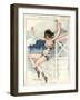 1920s France La Vie Parisienne Magazine Plate-null-Framed Giclee Print