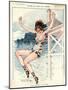 1920s France La Vie Parisienne Magazine Plate-null-Mounted Giclee Print