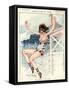 1920s France La Vie Parisienne Magazine Plate-null-Framed Stretched Canvas