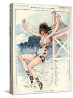 1920s France La Vie Parisienne Magazine Plate-null-Stretched Canvas