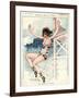 1920s France La Vie Parisienne Magazine Plate-null-Framed Giclee Print