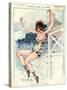 1920s France La Vie Parisienne Magazine Plate-null-Stretched Canvas
