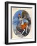 1920s France La Vie Parisienne Magazine Plate-null-Framed Giclee Print