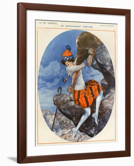 1920s France La Vie Parisienne Magazine Plate-null-Framed Giclee Print