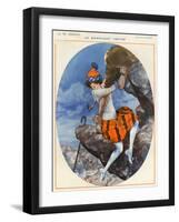 1920s France La Vie Parisienne Magazine Plate-null-Framed Giclee Print