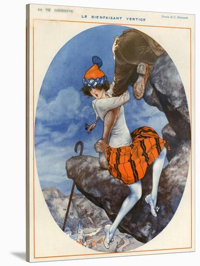 1920s France La Vie Parisienne Magazine Plate-null-Stretched Canvas