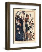 1920s France La Vie Parisienne Magazine Plate-null-Framed Giclee Print