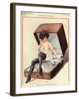 1920s France La Vie Parisienne Magazine Plate-null-Framed Giclee Print