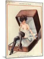 1920s France La Vie Parisienne Magazine Plate-null-Mounted Giclee Print