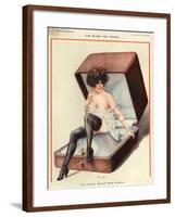 1920s France La Vie Parisienne Magazine Plate-null-Framed Giclee Print