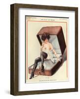 1920s France La Vie Parisienne Magazine Plate-null-Framed Giclee Print