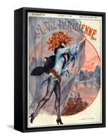 1920s France La Vie Parisienne-null-Framed Stretched Canvas