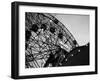 1920s Looking Up at Wonder Wheel Amusement Ride Coney Island New York-null-Framed Premium Photographic Print