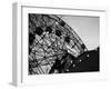 1920s Looking Up at Wonder Wheel Amusement Ride Coney Island New York-null-Framed Premium Photographic Print