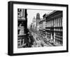 1920s Market Street Looking Toward the Ferry Building Track for Cable Cars San Francisco-null-Framed Premium Photographic Print