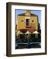 1920s Spanish Style Architecture in Downtown Sarasota, Florida, USA-Fraser Hall-Framed Photographic Print