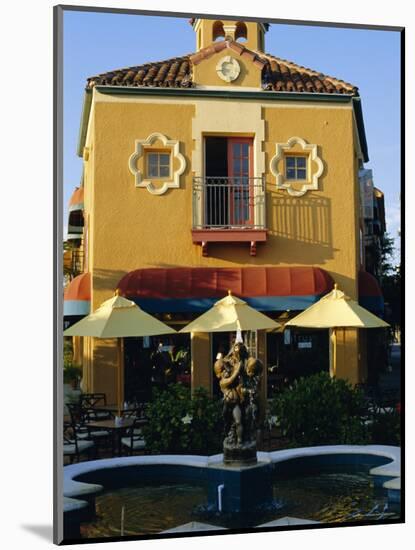 1920s Spanish Style Architecture in Downtown Sarasota, Florida, USA-Fraser Hall-Mounted Photographic Print