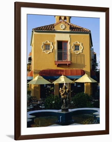 1920s Spanish Style Architecture in Downtown Sarasota, Florida, USA-Fraser Hall-Framed Photographic Print