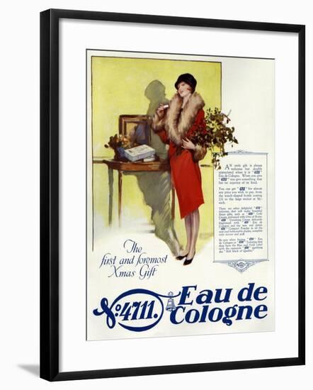 1920s UK 4711 Eau de Cologne Magazine Advertisement-null-Framed Giclee Print