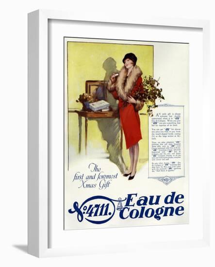 1920s UK 4711 Eau de Cologne Magazine Advertisement-null-Framed Giclee Print