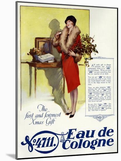 1920s UK 4711 Eau de Cologne Magazine Advertisement-null-Mounted Giclee Print