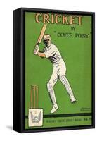 1920s UK Cricket Book Cover-null-Framed Stretched Canvas