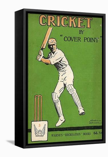 1920s UK Cricket Book Cover-null-Framed Stretched Canvas