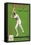 1920s UK Cricket Book Cover-null-Framed Stretched Canvas