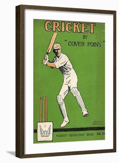 1920s UK Cricket Book Cover-null-Framed Giclee Print